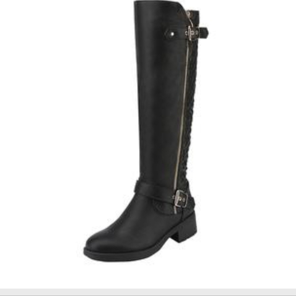 Women's Black Knee-High Boots NEW IN BOX - Picture 1 of 15
